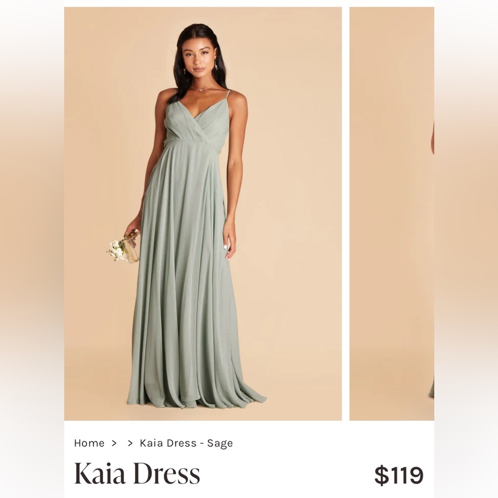 Kaia Sage Green Dress- Maternity
